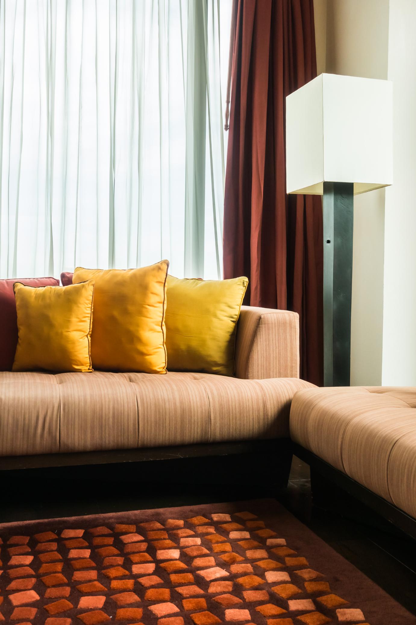 room-with-white-brown-curtains